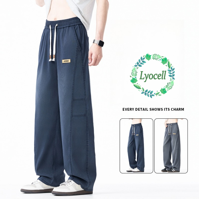 Streetwear Brand Designs - ブランド服 2026 メンズ 薄手 ロングパンツ ルーズ