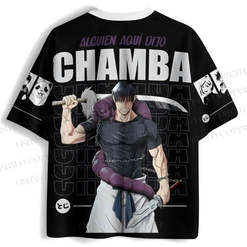 Streetwear Brand T Shirt - 呪術廻戦 伏黒甚爾 Tシャツ メンズ アニメプリント CHAMBA