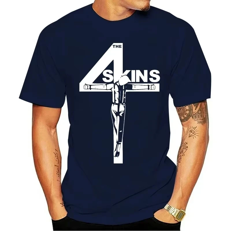 Streetwear Brand In Uk - 4 スキンズ Oi Tシャツ英国パンクストリートパンク 4 スキンズ男性