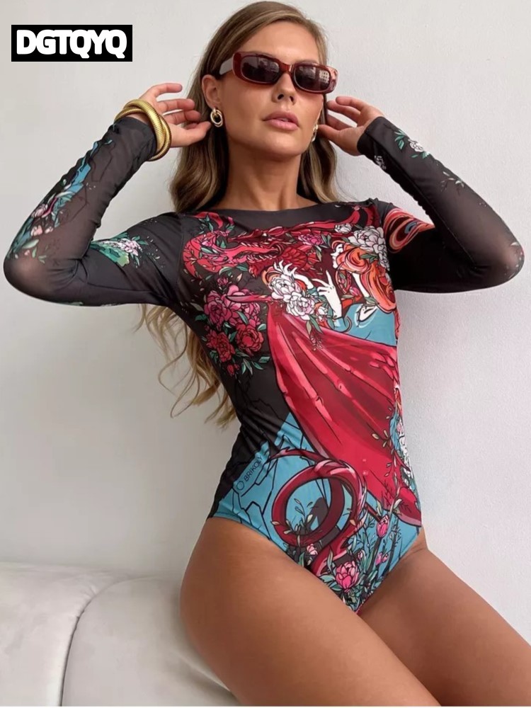 A Bathing Ape Camo - 新しいハイウエストセクシーな水着女性の夏の水着ビキニセット長袖水着女性ビーチ水着女性のための