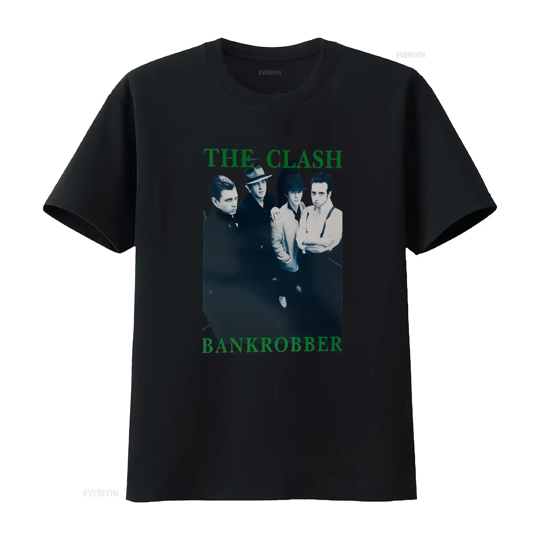 Streetwear Brand In Uk - ザ・クラッシュ「バンクローバー」70年代80年代英国パンクバンドヴィンテージスタイルメンズTシャツ（チェイサーブランド）ヴィンテージウォッシュドストリートウェアスタイリッシュ