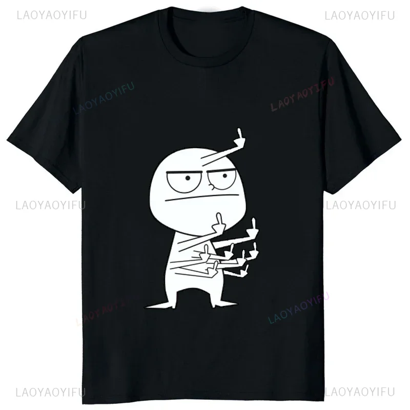 Streetwear Brand T Shirt - 男性用のユーモラスなプリントTシャツ,ミドル丈のビーチウェア,ルーズでカジュアル,ヒップホップスタイル,ハラジュク,ヒップスターヒップスター,快適な服