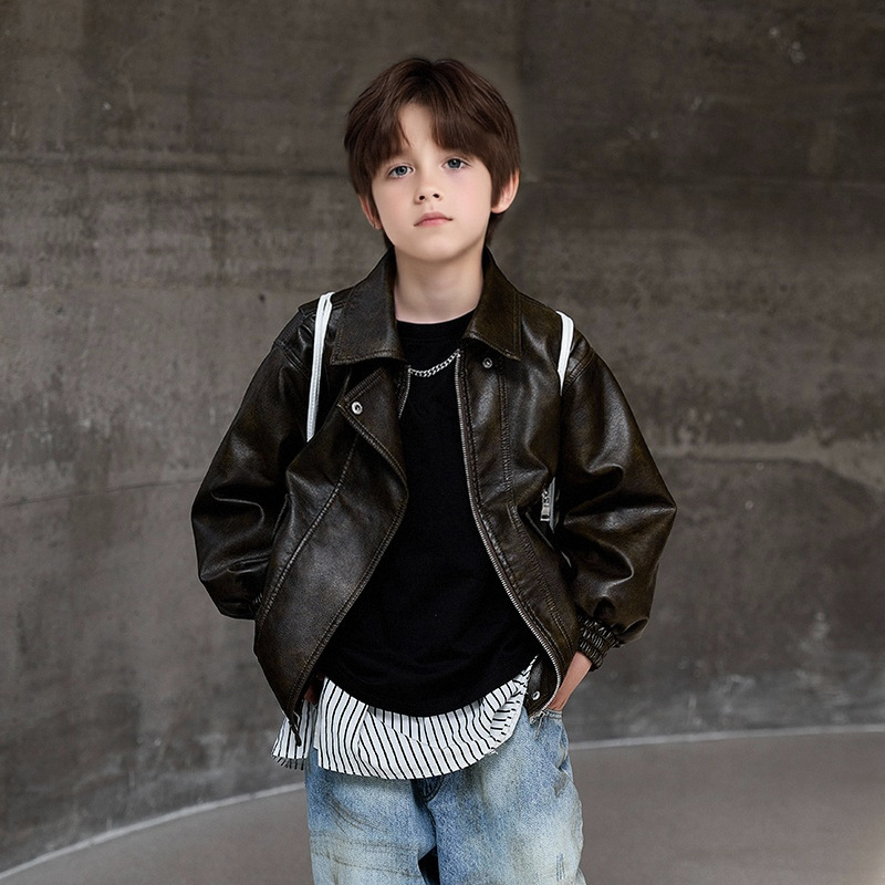 男の子ダークグリーン防水防風コート 2-12Y 子供ブラック - Streetwear Brand Designs のレビューと価格