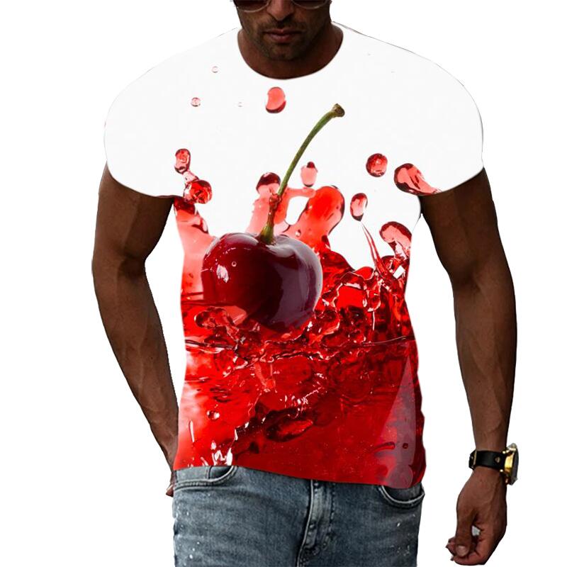 メンズ夏ファッション 3D プリントグラフィック Tシャツカ - Streetwear Brand T Shirt のレビューと価格