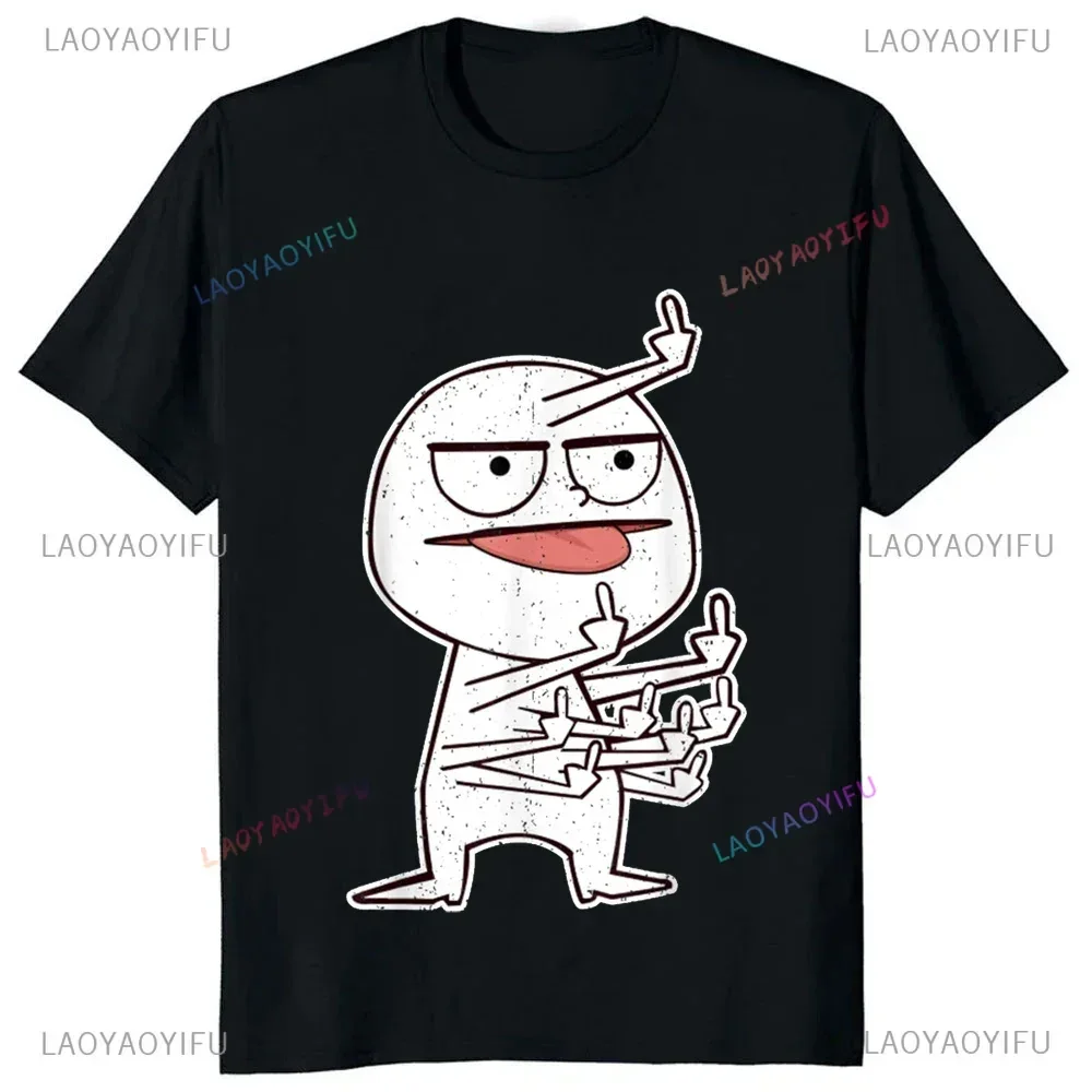 男性用のユーモラスなプリントTシャツ,ミドル丈のビーチウェア - Streetwear Brand T Shirt のレビューと価格
